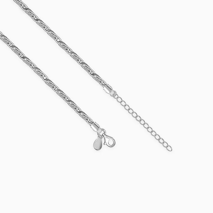 Silver Wow Wheat Chain