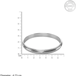 Silver Yash Kada For Him (Size 6.73)