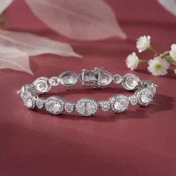 Silver Young Royals Zircon Bracelet