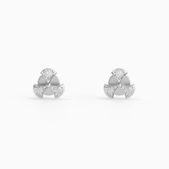 Silver Zephyr Spark Earrings