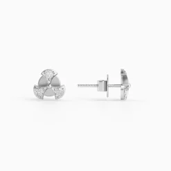 Silver Zephyr Spark Earrings