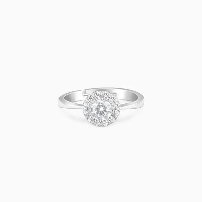 Silver Zircon Epic Glory Ring