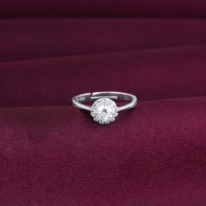 Silver Zircon Epic Glory Ring