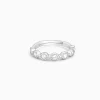 Silver Zircon Melange Ring
