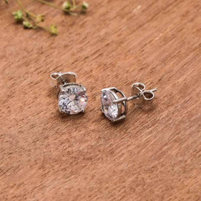 Silver Zircon Queens Set
