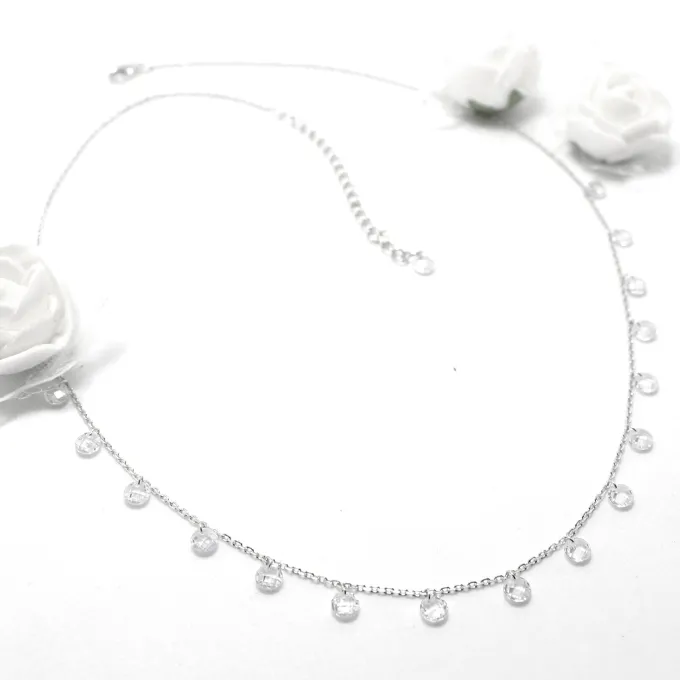 Silver Zircon Queens Set
