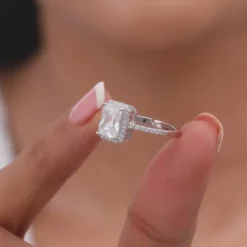 Silver Zircon Soul of Love Ring