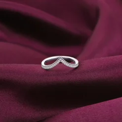 Silver Zirconia Vanki Ring