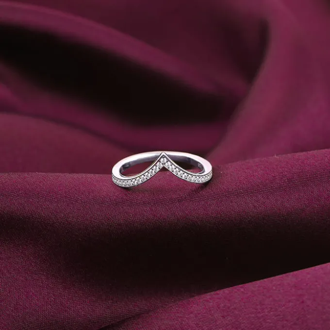 Silver Zirconia Vanki Ring