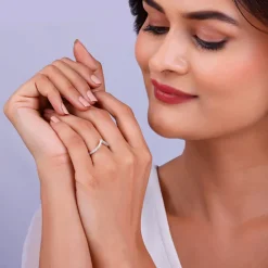Silver Zirconia Vanki Ring