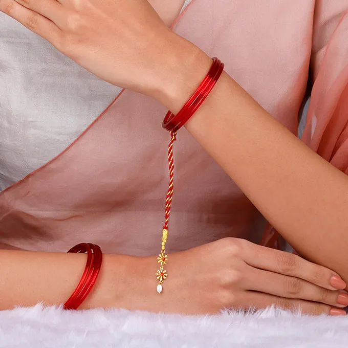 The Bhabhi's Joy Lumba Rakhi Set of 2