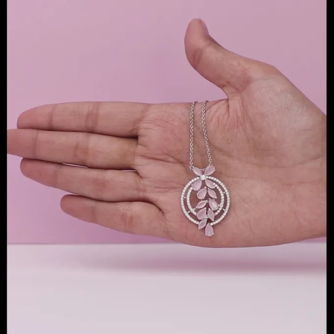 The Pink Periwinkle Pendant