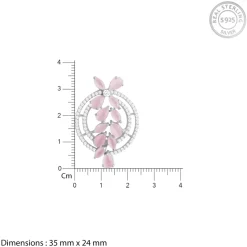The Pink Periwinkle Pendant