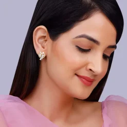 The White Periwinkle Earrings