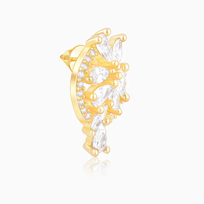 The White Periwinkle Earrings