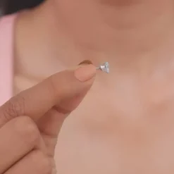 Zircon Stoned Silver Studs