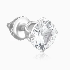 Zircon Stoned Silver Studs