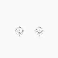 Zircon Stoned Silver Studs